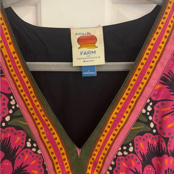 FARM Rio Pink and Green Floral Dress - Picture 7 of 8